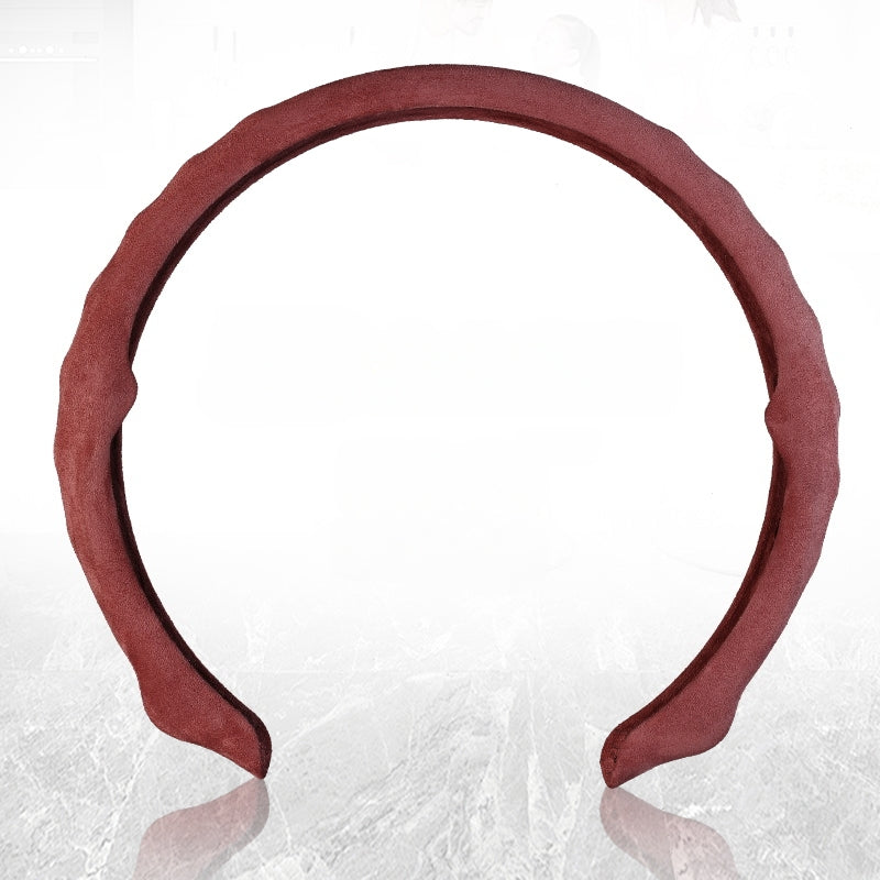 High-Quality Suede U-Shaped Universal Steering Wheel Cover