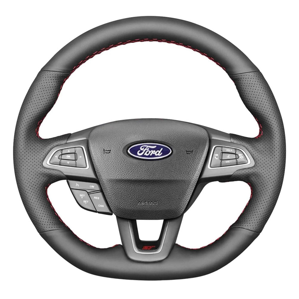 Steering Wheel Cover for Ford Focus ST Focus ST-Line Focus RS Ecosport ST-Line Kuga Escape