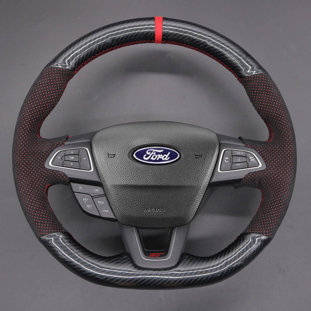 Steering Wheel Cover for Ford Focus ST Focus ST-Line Focus RS Ecosport ST-Line Kuga Escape