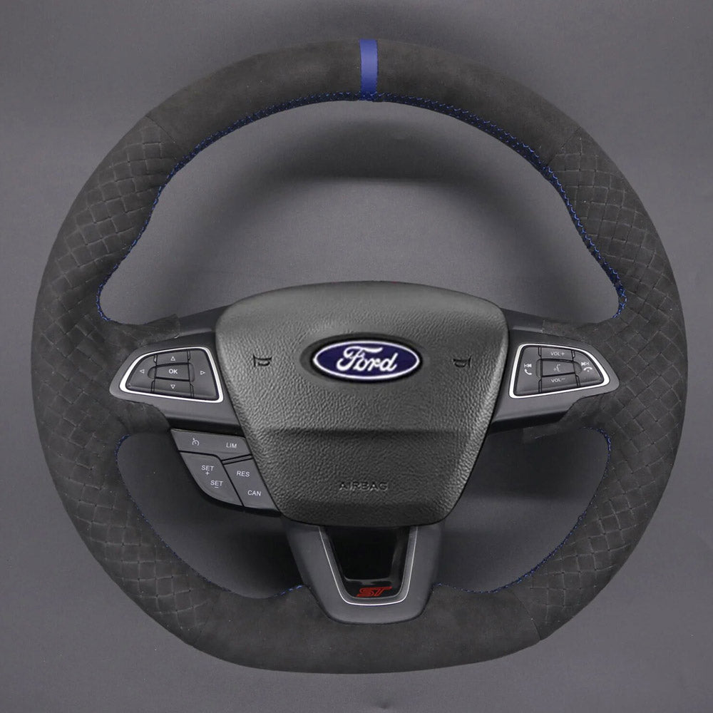Steering Wheel Cover for Ford Focus ST Focus ST-Line Focus RS Ecosport ST-Line Kuga Escape