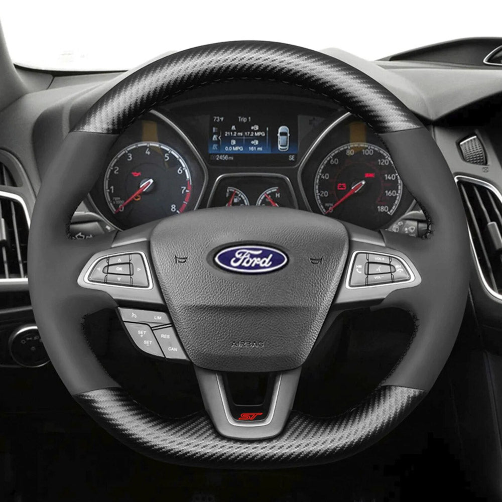 Steering Wheel Cover for Ford Focus ST Focus ST-Line Focus RS Ecosport ST-Line Kuga Escape