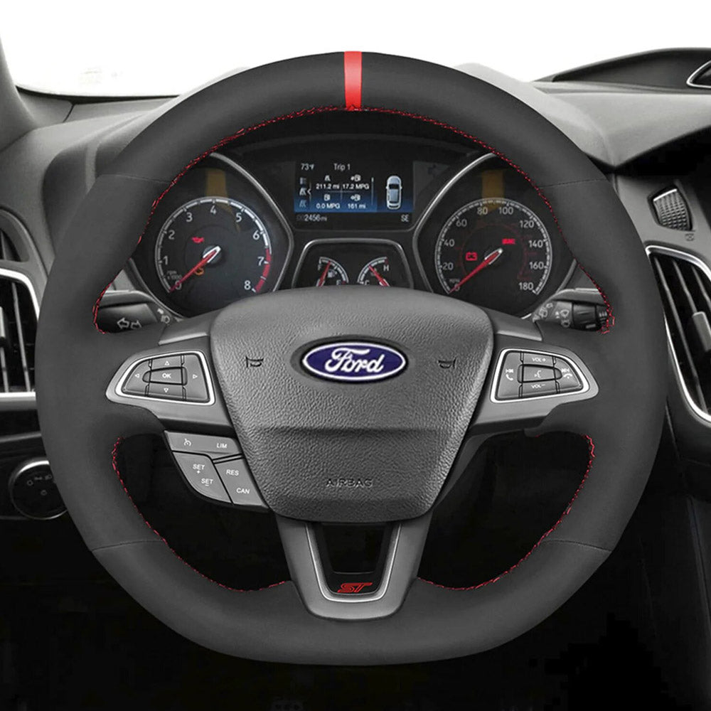 Steering Wheel Cover for Ford Focus ST Focus ST-Line Focus RS Ecosport ST-Line Kuga Escape
