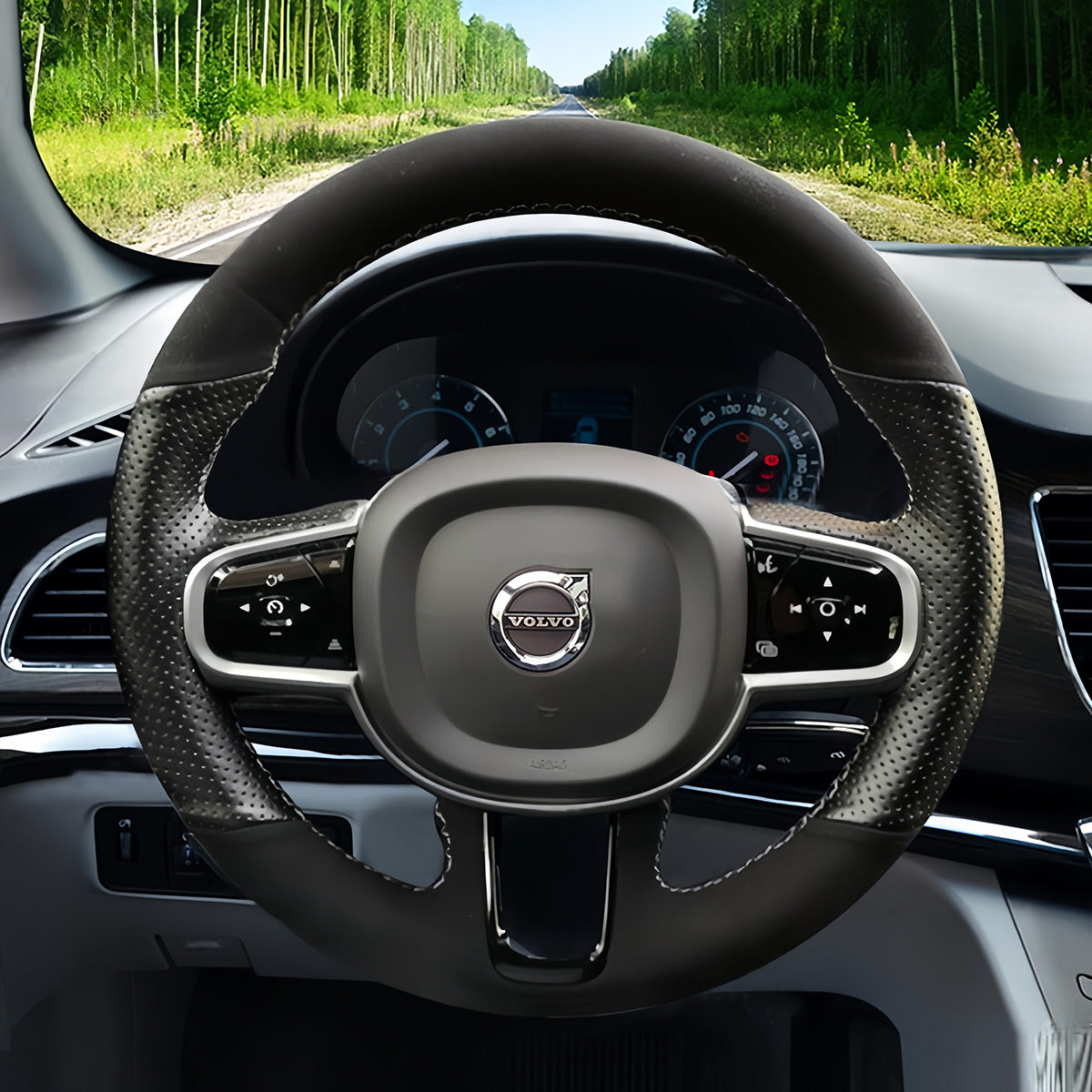 Steering Wheel Cover for Volvo XC60 2016-2021