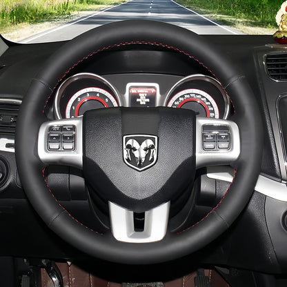 Steering Wheel Cover for Dodge Challenger Charger Avenger Durango Journey Grand Caravan 2011-2020