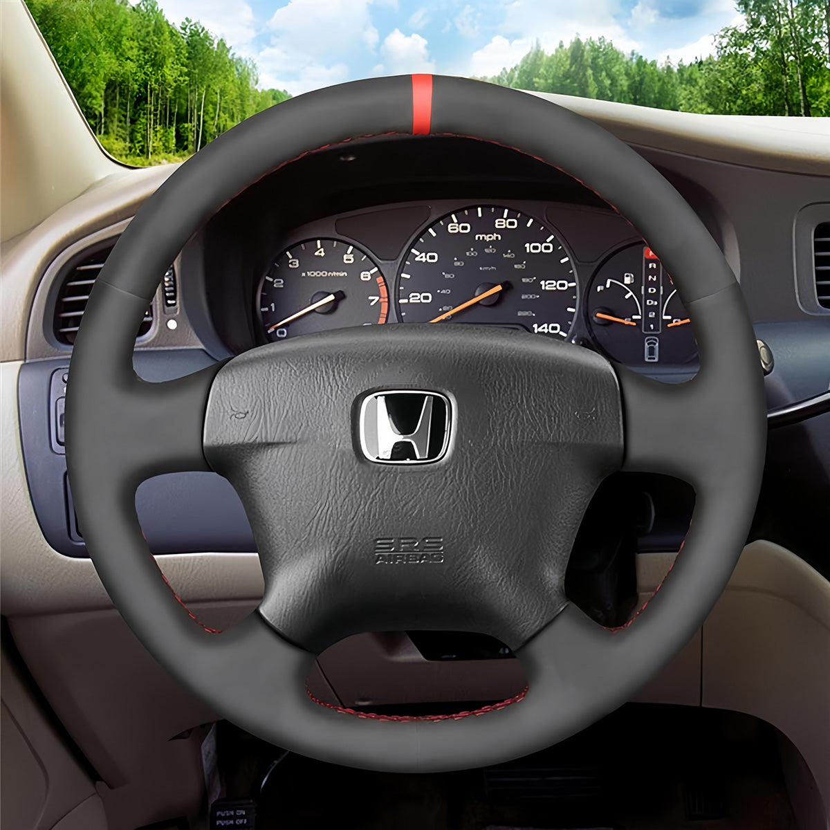 Steering Wheel Cover for Honda Civic Odyssey Stream 2000-2004