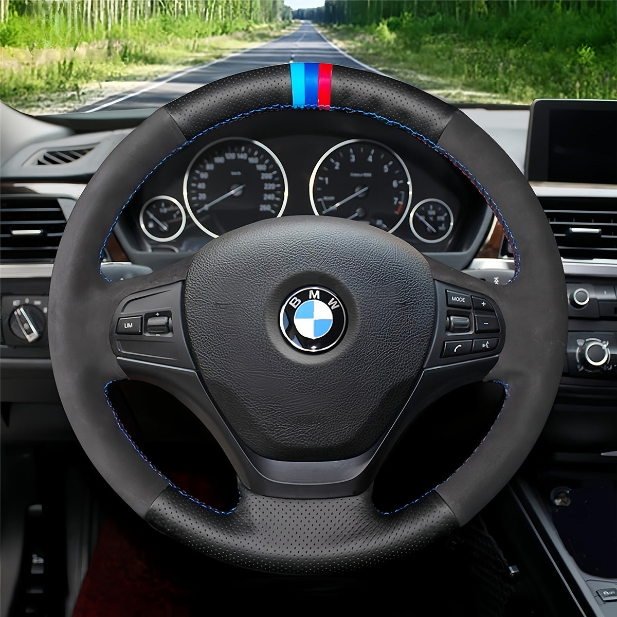 Steering Wheel Cover for BMW 3 Series F30 2012-2018 F34 2012-2018