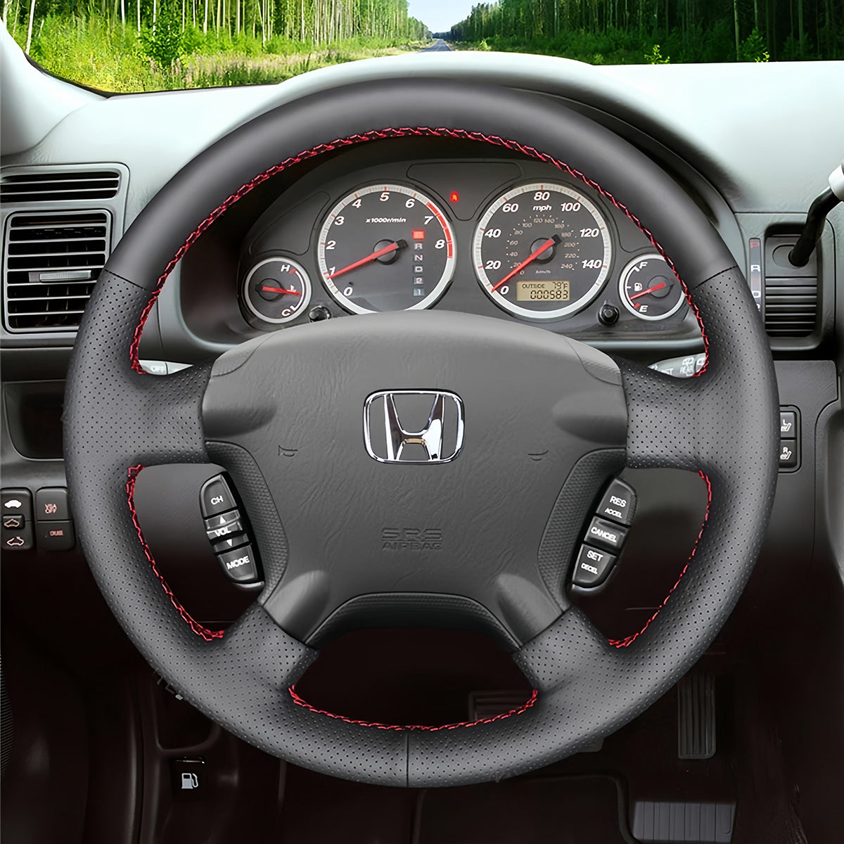 Steering Wheel Cover for Honda CR-V CRV 2002-2006