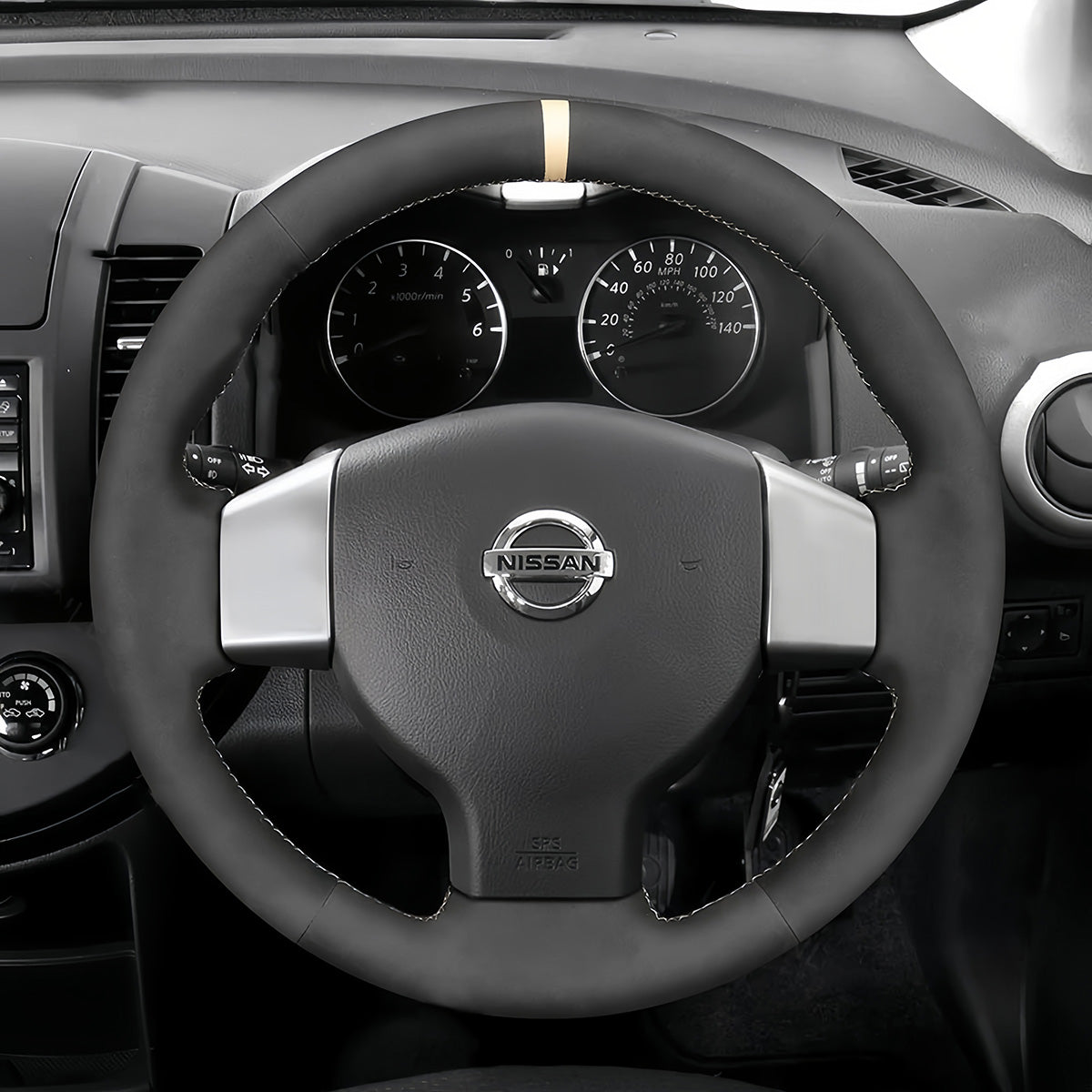 Steering Wheel Cover for Nissan Tiida Bluebird Sylphy Versa Note 2005-2013