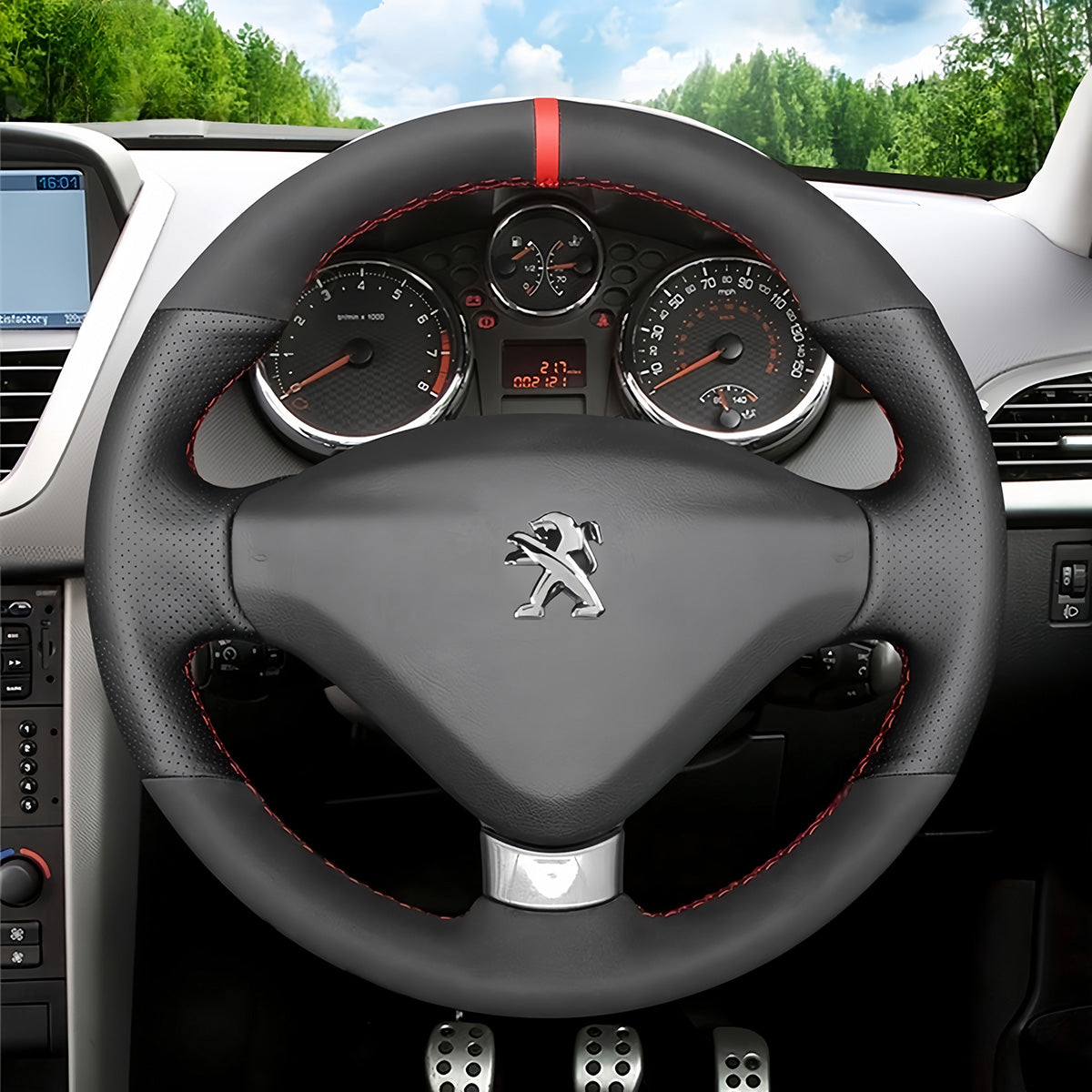 Steering Wheel Cover for Peugeot 207 CC SW 2007-2015