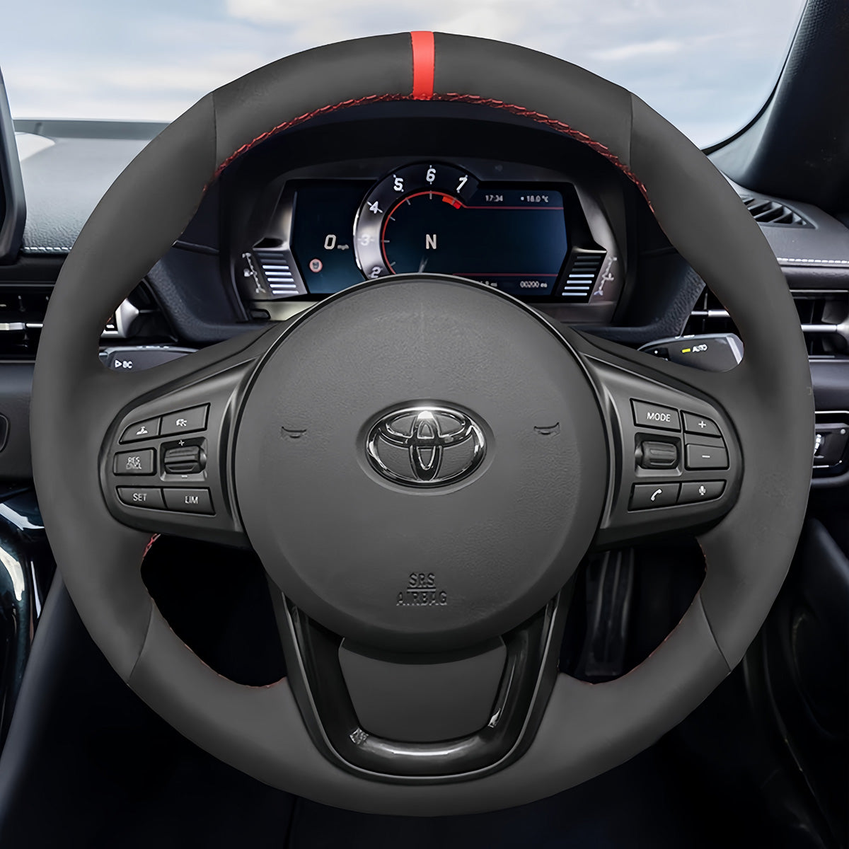 Steering Wheel Cover for Toyota Supra GR Supra 2019-2024