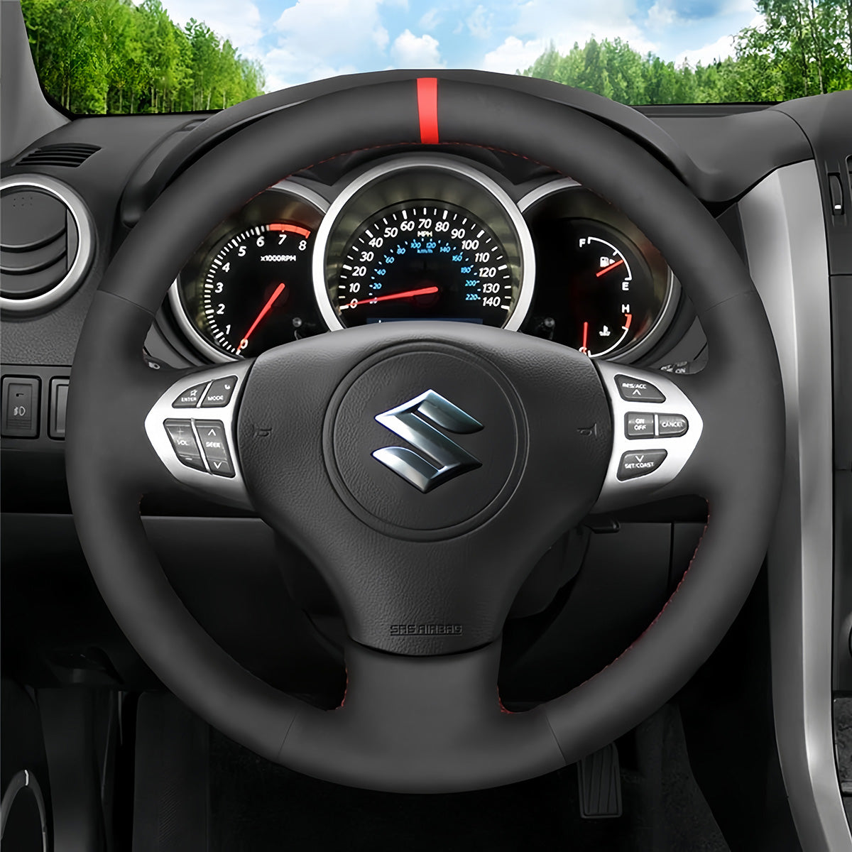 Steering Wheel Cover for Suzuki Grand Vitara 2006-2014