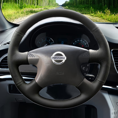 Steering Wheel Cover for Nissan Bluebird Sylphy Serena Sunny 1998-2006