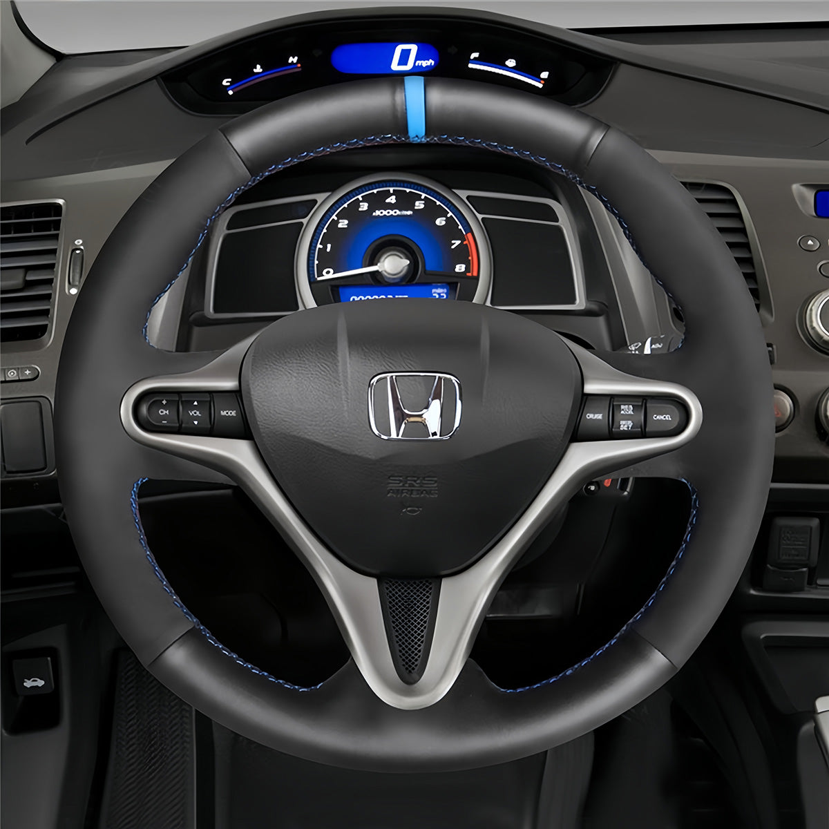 Steering Wheel Cover for Honda Civic 8 Type R 2006-2011 / Acura CSX 2006-2011