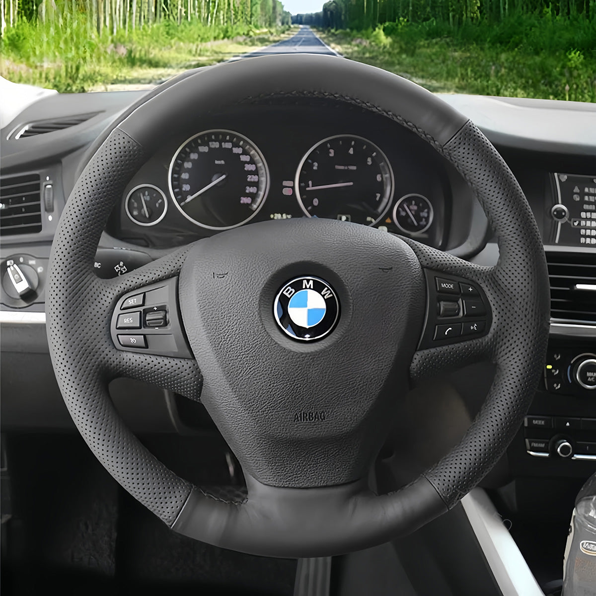 Steering Wheel Cover for BMW X3 F25 2011-2013 X5 F15 2014