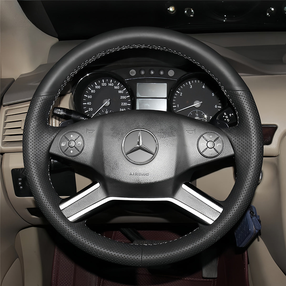 Steering Wheel Cover for Mercedes-Benz GL-Class X164 M-Class W164 R-Class 2009-2012