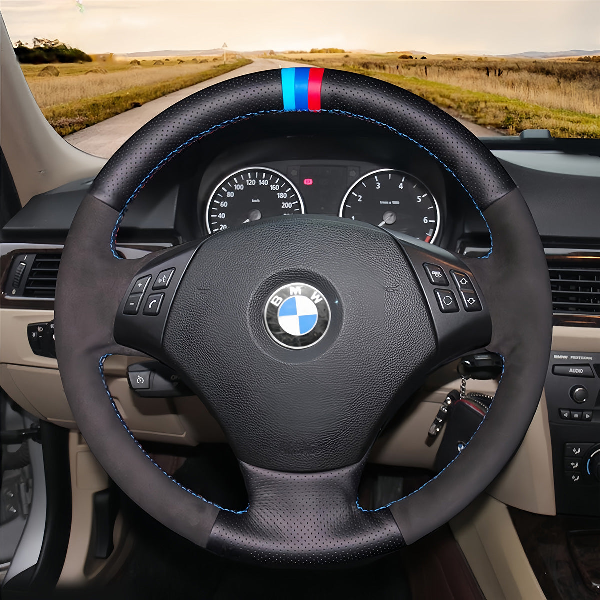 Steering Wheel Cover for BMW 3 Series E90 E91 X1 E84 2009-2015