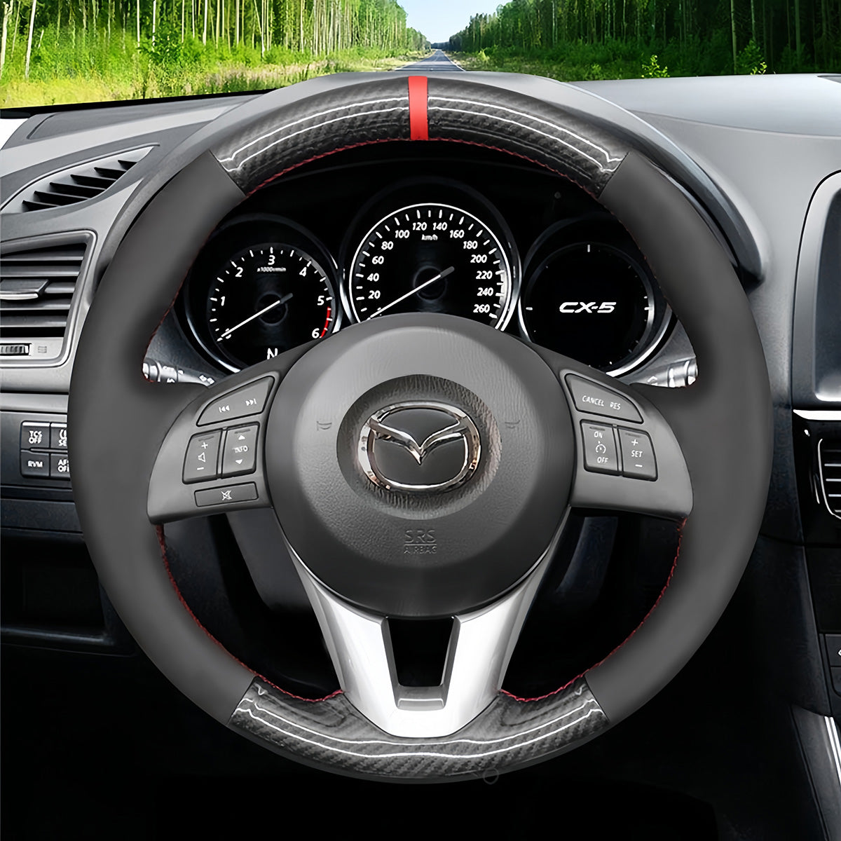 Steering Wheel Cover for Toyota Yaris iA 2017 2018