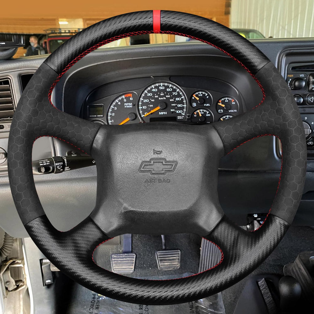 Steering Wheel Cover for Chevrolet Silverado 1500 2500 3500 S10 Astro Blazer Express Suburban Kodiak C/K Tahoe