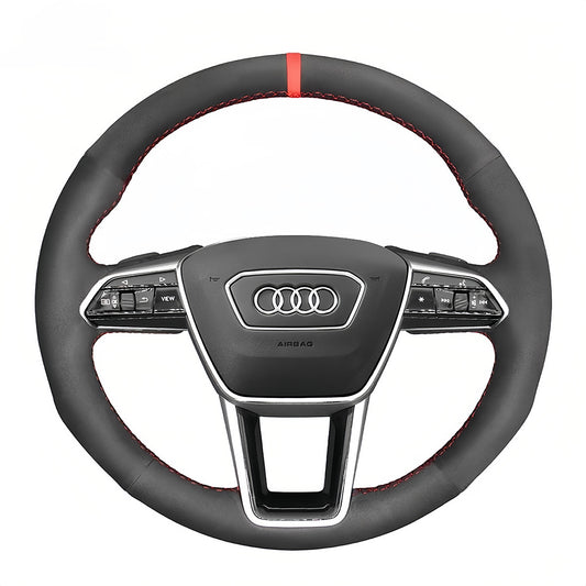 Steering Wheel Cover for Audi A6 A7 A8 S6 S7 S8 RS 6 RS 7 E-Tron 2018-2022