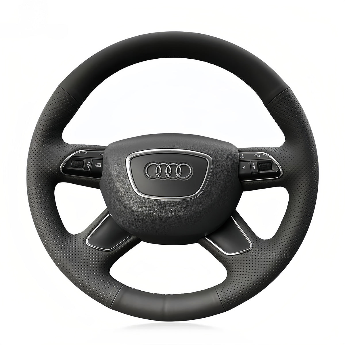 Steering Wheel Cover for Audi A3 A4 A6 A8 Q3 Q5 Q7 Allroad 2010-2019