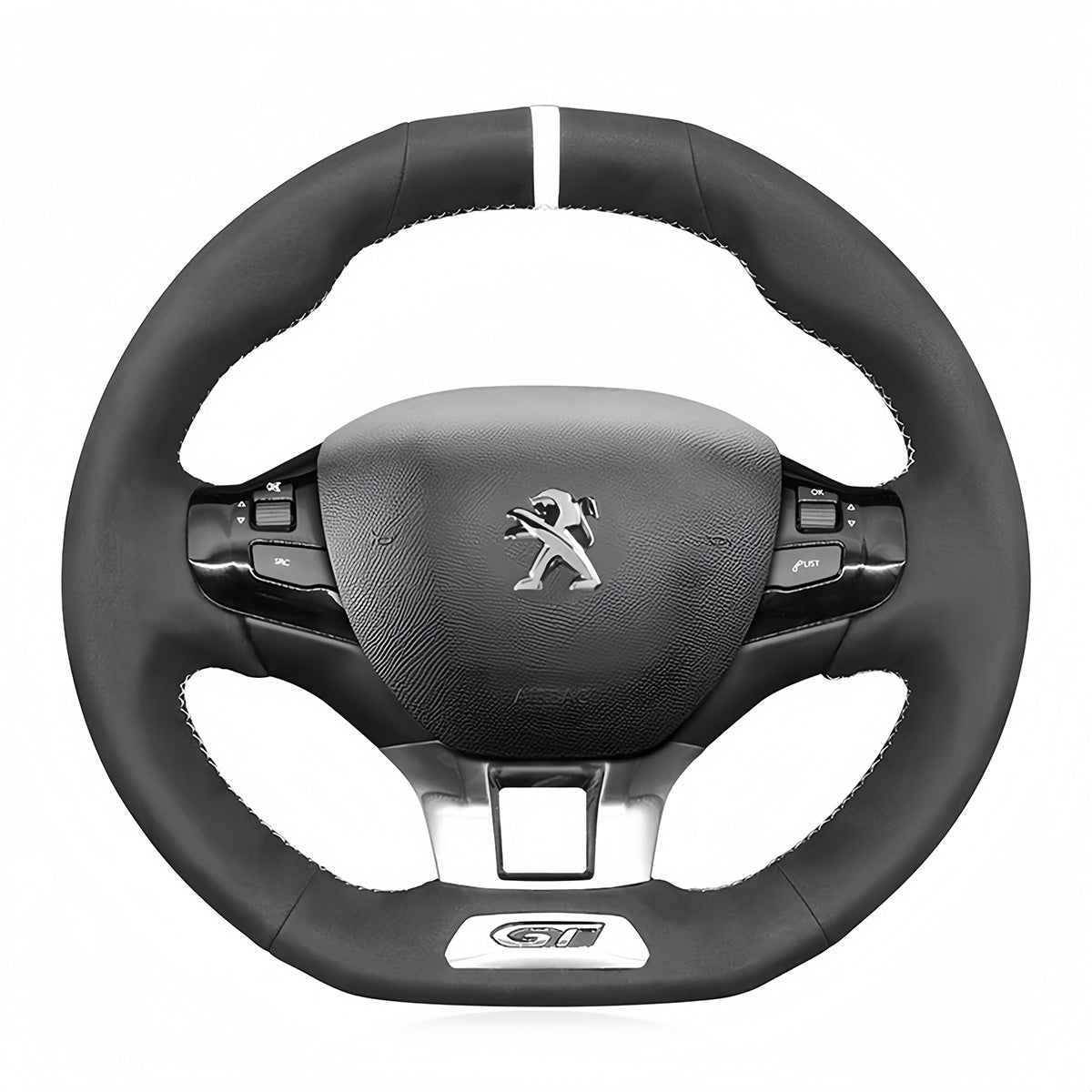 Steering Wheel Cover for Peugeot 208 308 SW 2008 GT/GTI/GT Line 2013-2021