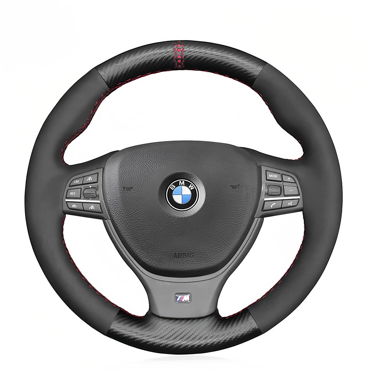Lenkradbezug für BMW F01 F02 F06 F07 F10 F11 F12 F13 (M Sport)