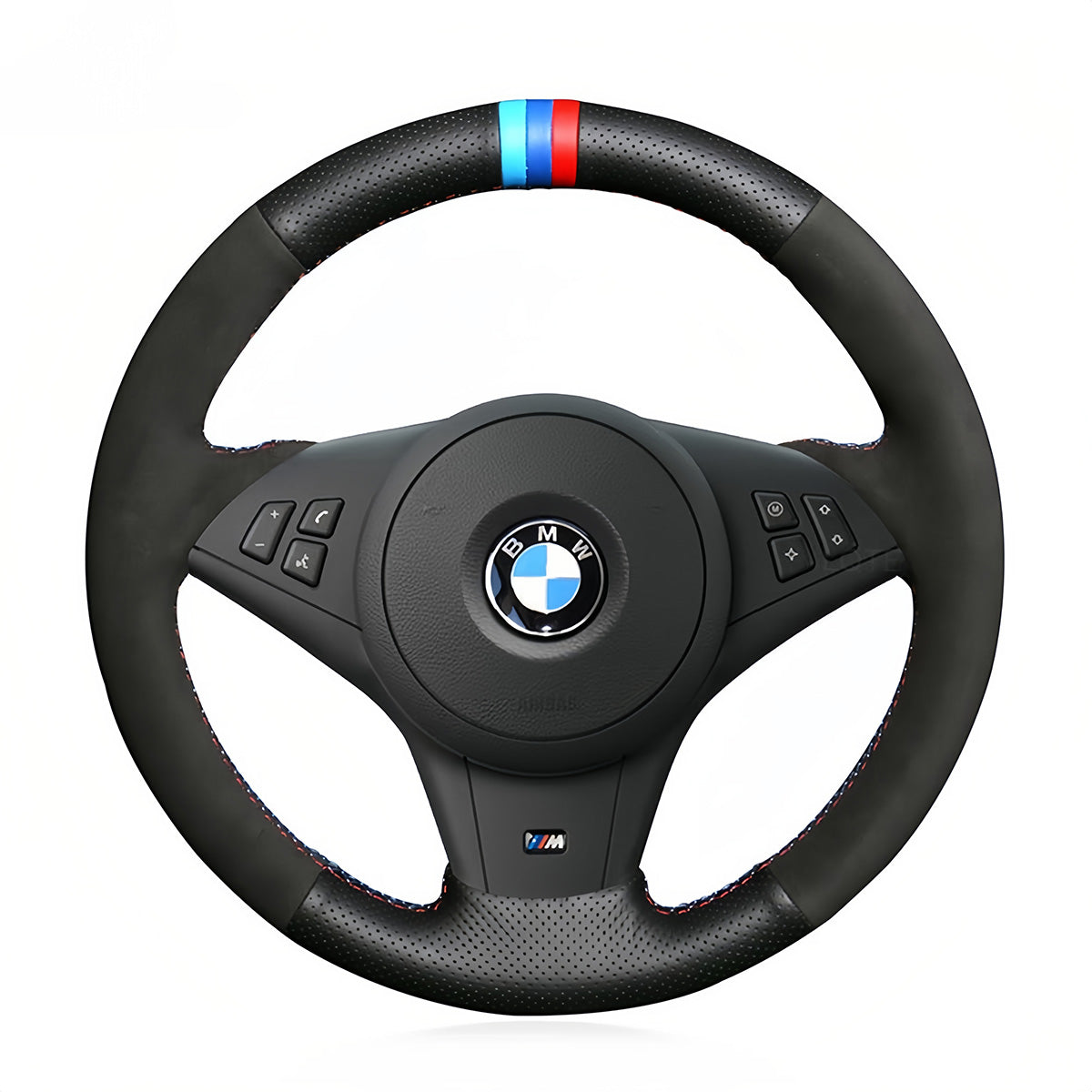 Steering Wheel Cover for BMW 5 Series E60 E61 2003-2010 6 Series E63 E64 2004-2009