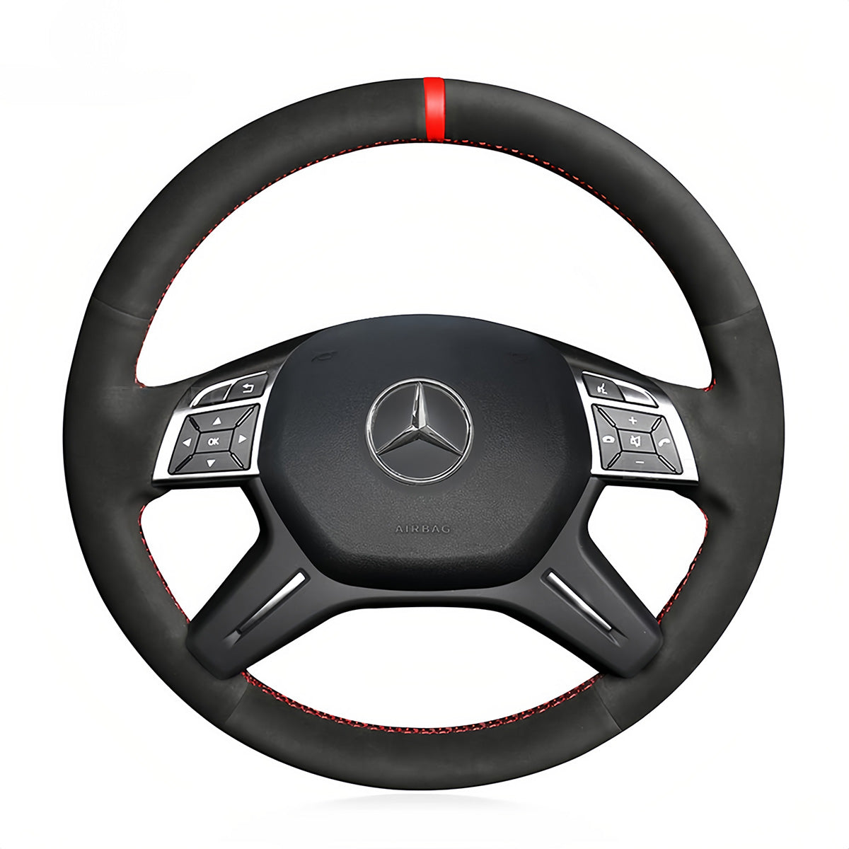 Steering Wheel Cover for Mercedes-Benz G-Class W463 GL-Class X166 M-Class W166 2012-2018