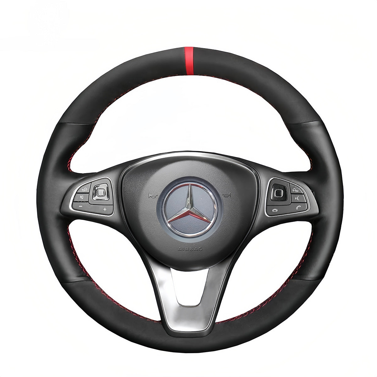 Steering Wheel Cover for Mercedes-Benz W205 C117 C218 W213 X156 X253 C253 W166 X166 W447