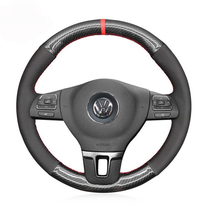 Steering Wheel Cover for Volkswagen VW Golf Tiguan Limited Passat Golf Jetta CC 2009-2018