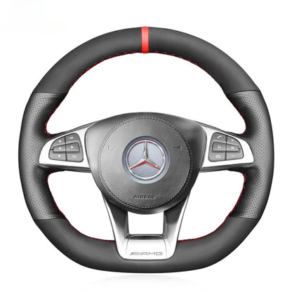 Steering Wheel Cover for Mercedes-Benz AMG GT C190 R190 C63 W205 C117 C218 W213 X253 W166 W222