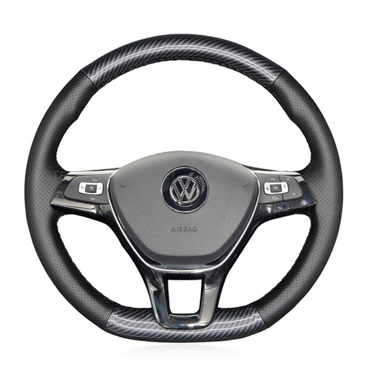 Steering Wheel Cover for Volkswagen VW Golf 7 Alltrack SportWagen Jetta Passat Tiguan e-Golf Arteon Atlas