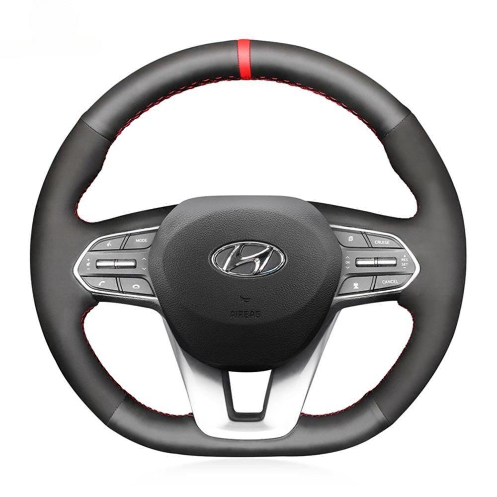 Steering Wheel Cover for Hyundai Santa Fe IV Palisade 2018-2023