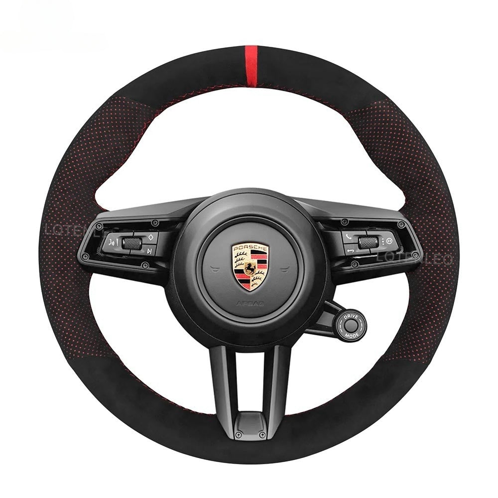 Steering Wheel Cover for Porsche 911 992 Macan Panamera Taycan 2020-2023