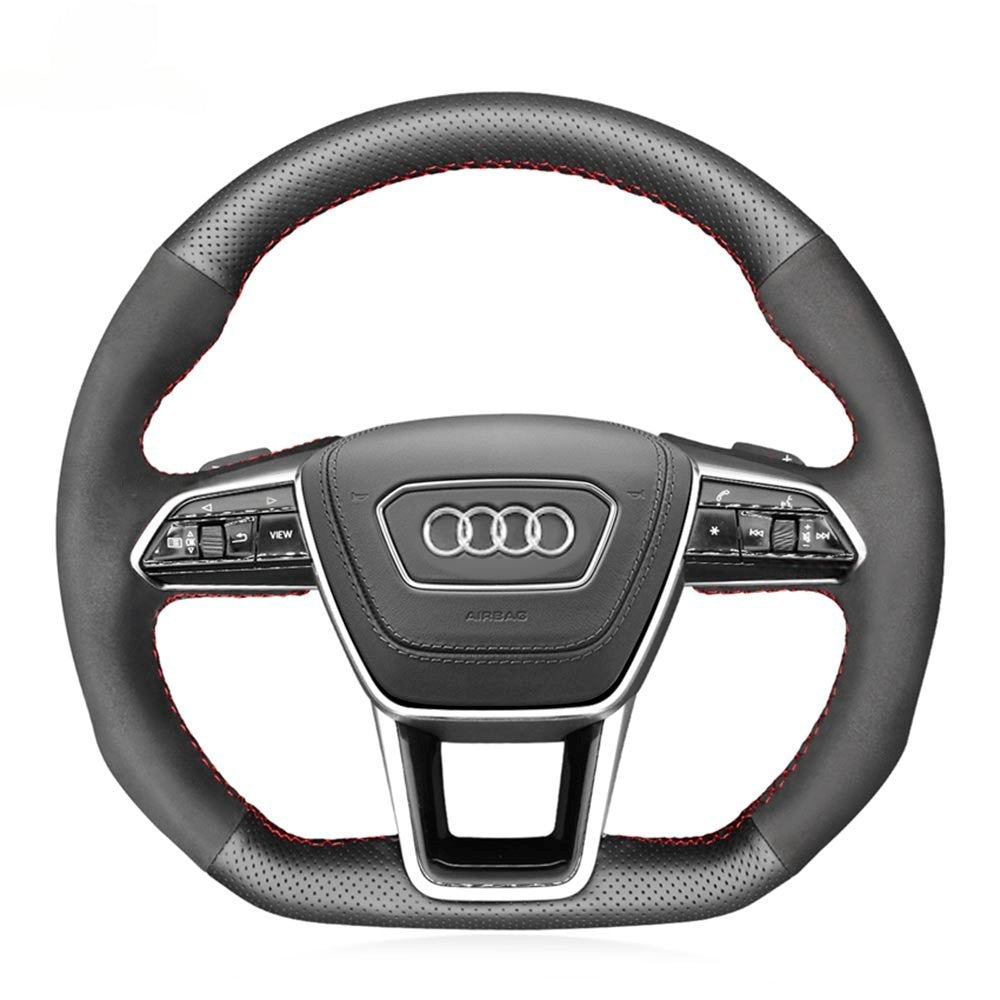 Steering Wheel Cover for Audi A6 A7 S6 S7 RS 6 RS 7 E-Tron 2018-2022