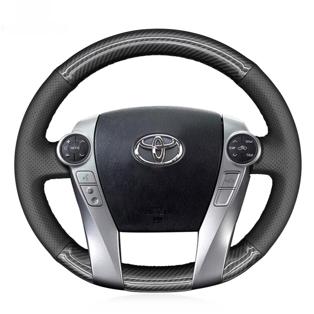 Steering Wheel Cover for Toyota Prius 30 XW30 Prius+ Prius C Prius V Aqua 2009-2020