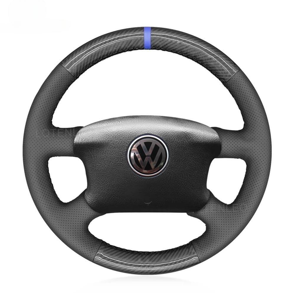 Lenkradbezug für Volkswagen Golf 4 IV Passat B5 Variante Sharan Bora T4 T5 Jetta EuroVan 1997-2010