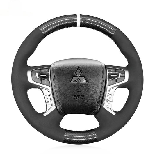 Steering Wheel Cover for Mitsubishi Outlander PHEV L200 Pajero Shogun Sport Triton Delica 2015-2024