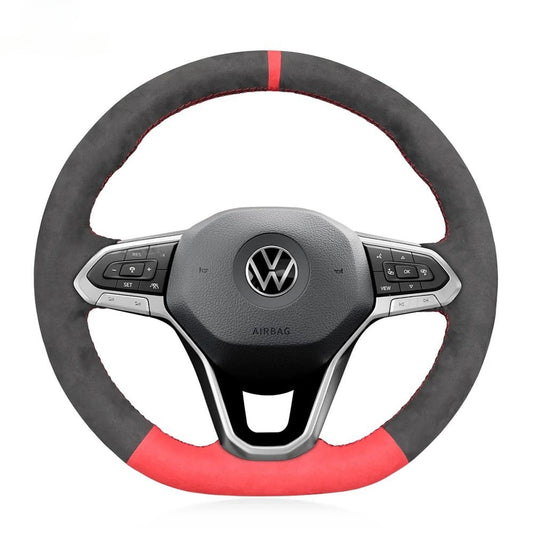 Steering Wheel Cover for Volkswagen VW Arteon Atlas ID.4 Taos Golf 8 Caddy Passat Tiguan 2019-2021