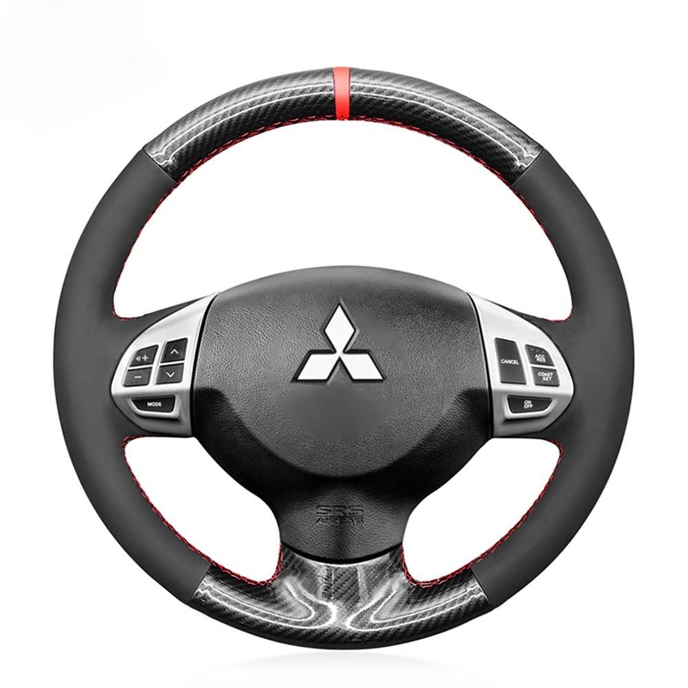 Steering Wheel Cover for Mitsubishi i-MiEV Lancer 9 IX Lancer Sportback Outlander Sport RVR ASX Colt L200 Triton