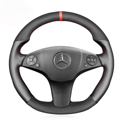 Steering Wheel Cover for Mercedes-Benz AMG C63 W204 C219 W212 R230 C197 R197