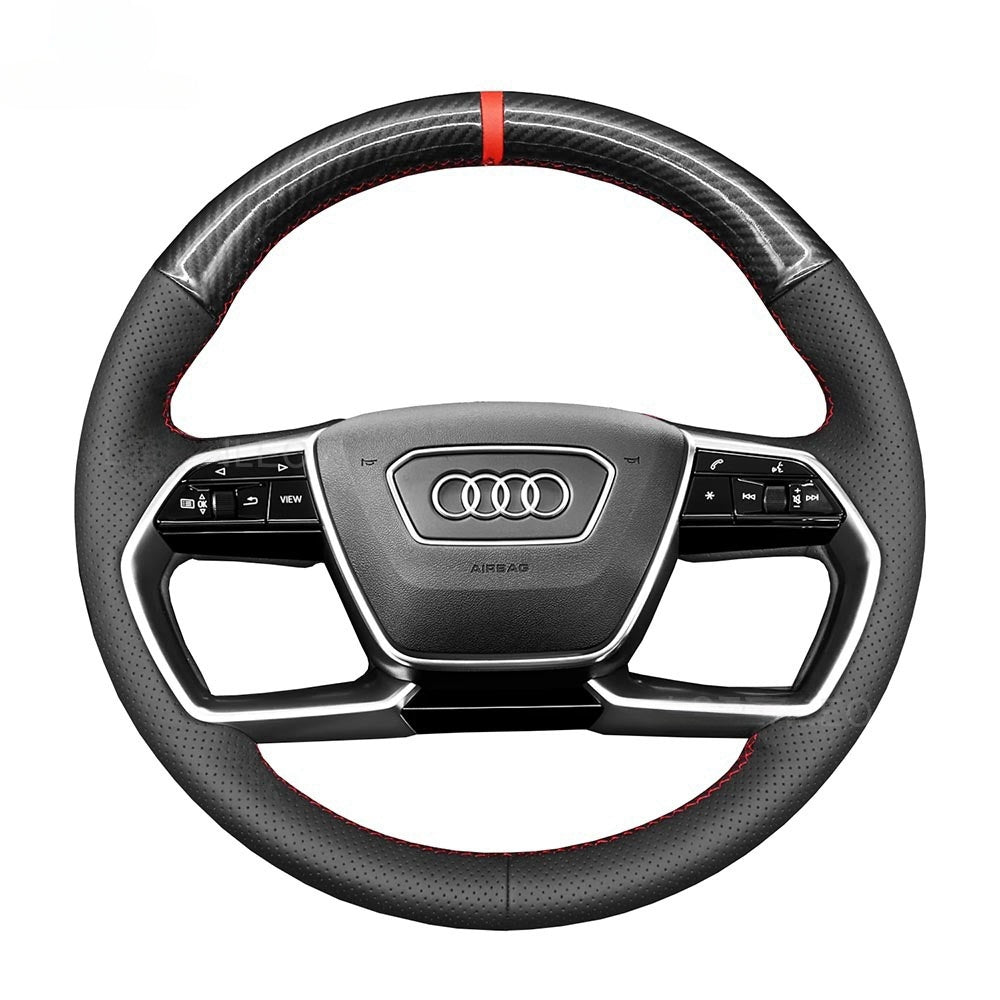 Steering Wheel Cover for Audi A8 A8L S8 Quattro 2019-2023