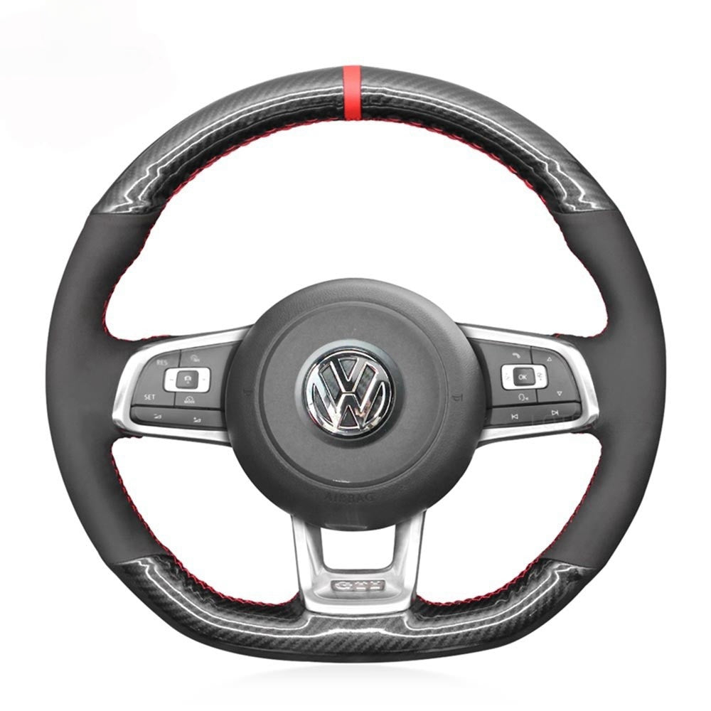 Steering Wheel Cover for Volkswagen VW Golf GTI 7 GTD GTE R Jetta GLI Polo 2013-2021