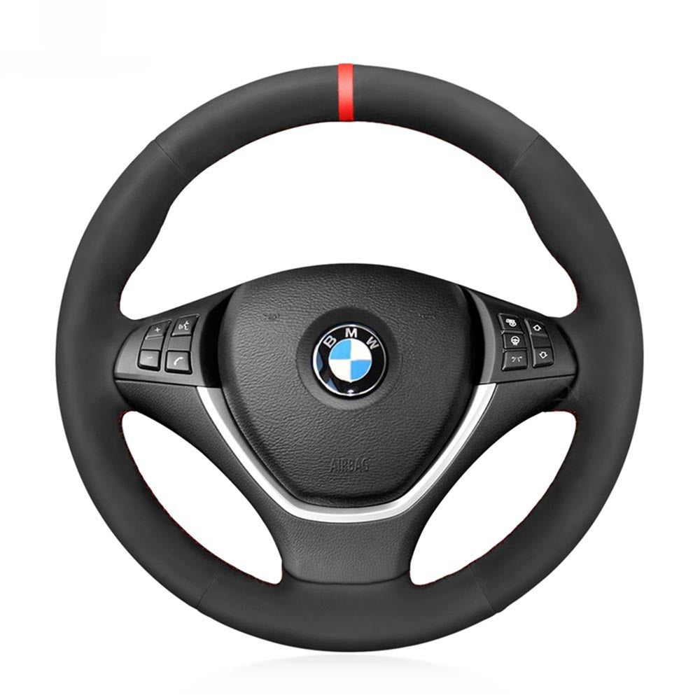 Steering Wheel Cover for BMW X5 E70 2006-2013 X6 E71 2008-2014 E72 2009-2010