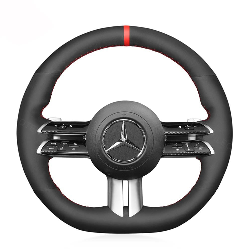 Steering Wheel Cover for Mercedes-Benz C-Class W206 E-Class W213 S-Class W223 2021-2024