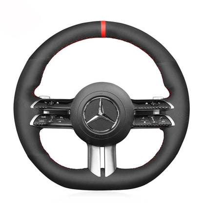 Steering Wheel Cover for Mercedes-Benz C-Class W206 E-Class W213 S-Class W223 2021-2024