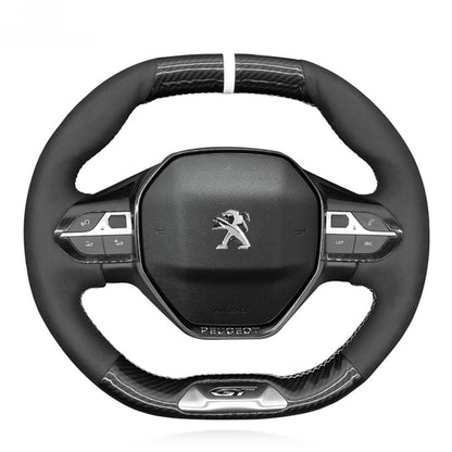 Steering Wheel Cover for Peugeot 208 308 508 SW 2008 3008 5008 Rifter GT/GT Line