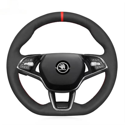 Steering Wheel Cover for Skoda Octavia VRS RS Fabia 2021-2023