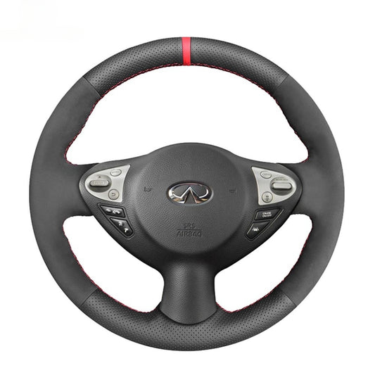 Steering Wheel Cover for Infiniti FX FX30d FX35 FX37 FX50 QX70 / Nissan Juke F15 Note Maxima 370Z Sentra