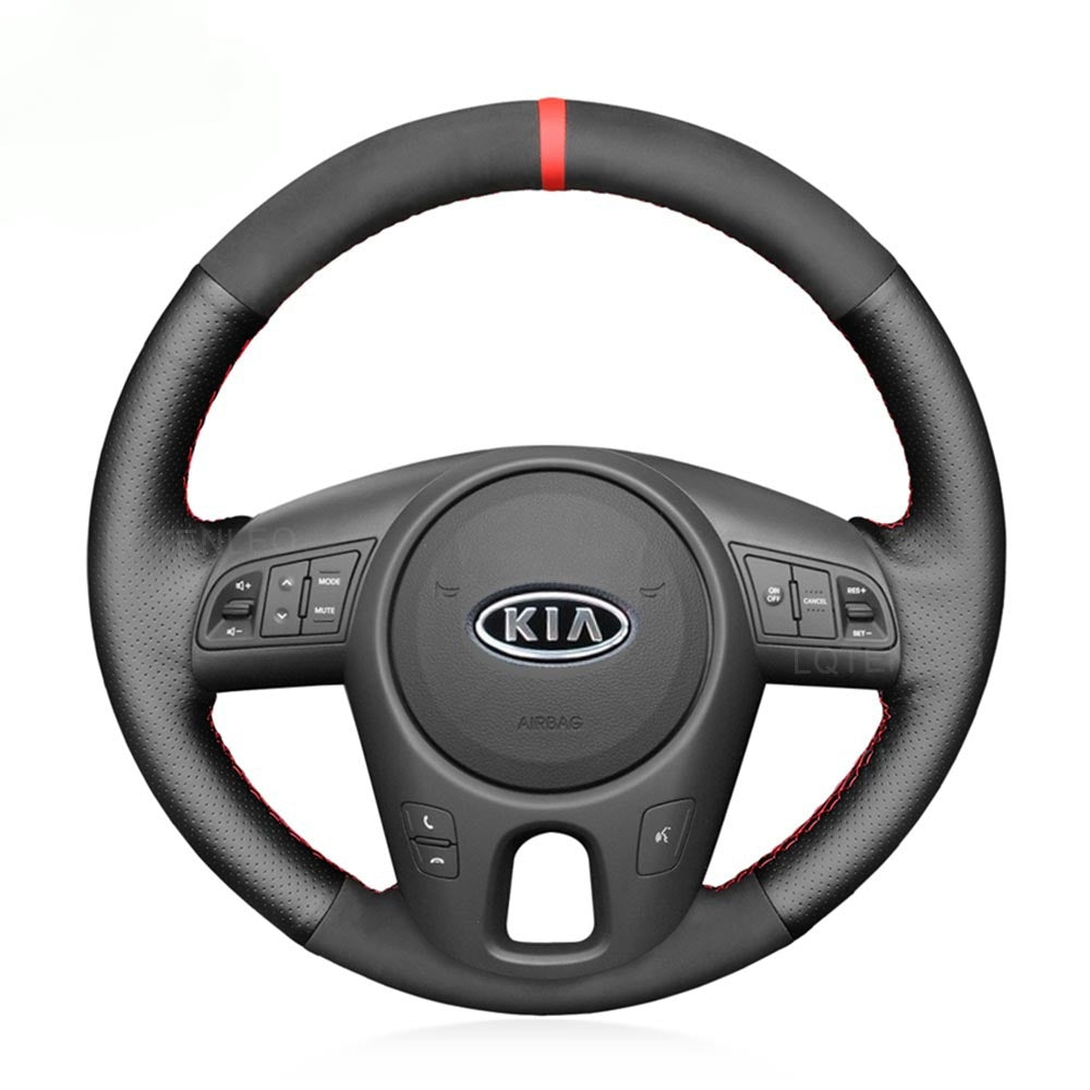 Steering Wheel Cover for Kia Forte Koup Forte5 Soul Rio Rio5 Picanto 2009-2019